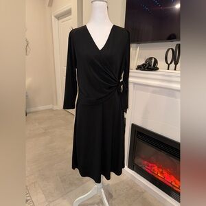 3 x 20$ Merona Elegant Black Long Sleeve Dress size large
